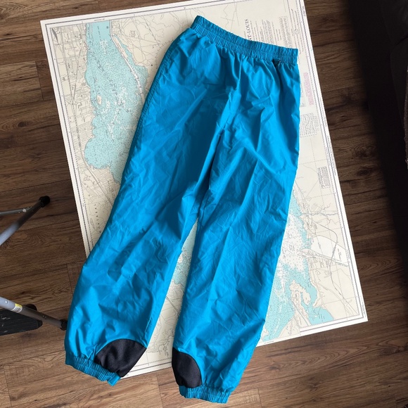 Vintage 90s Bright Blue Columbia Snow Pants - Picture 1 of 10